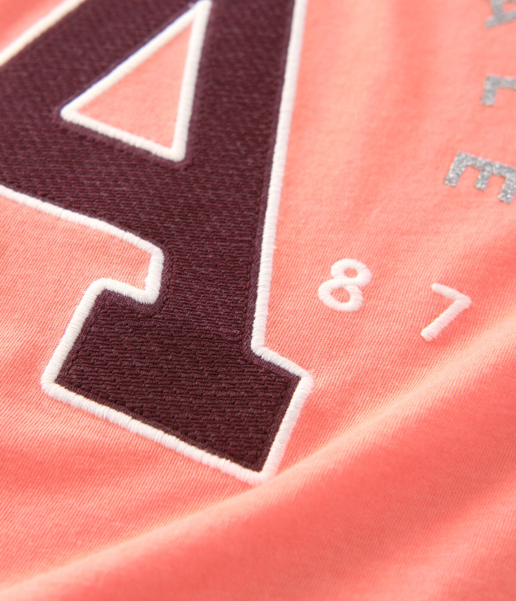 Sparkly Aeropostale A Appliqu&eacute; Graphic Tee