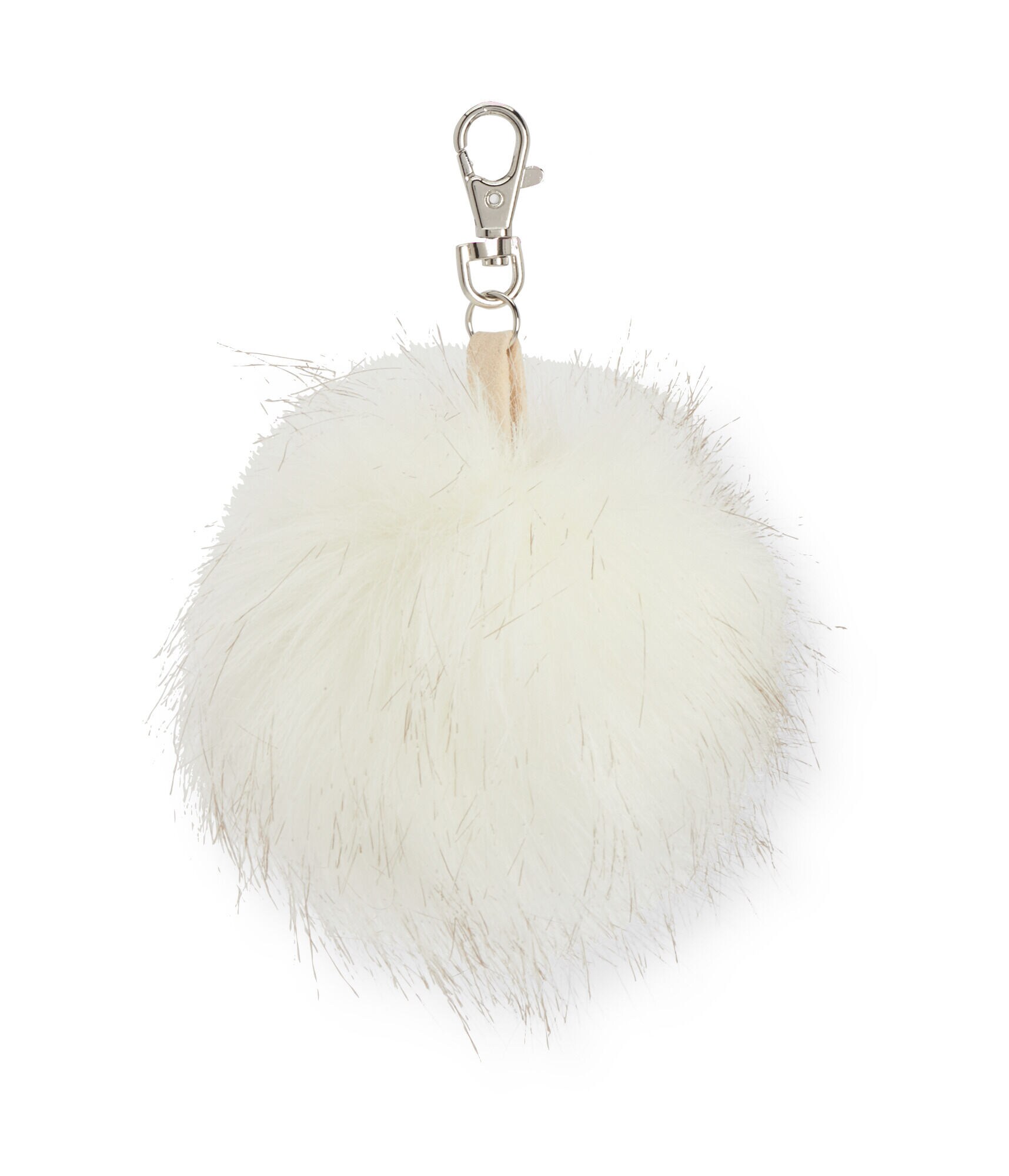 Fuzzy Pom-Pom Keychain
