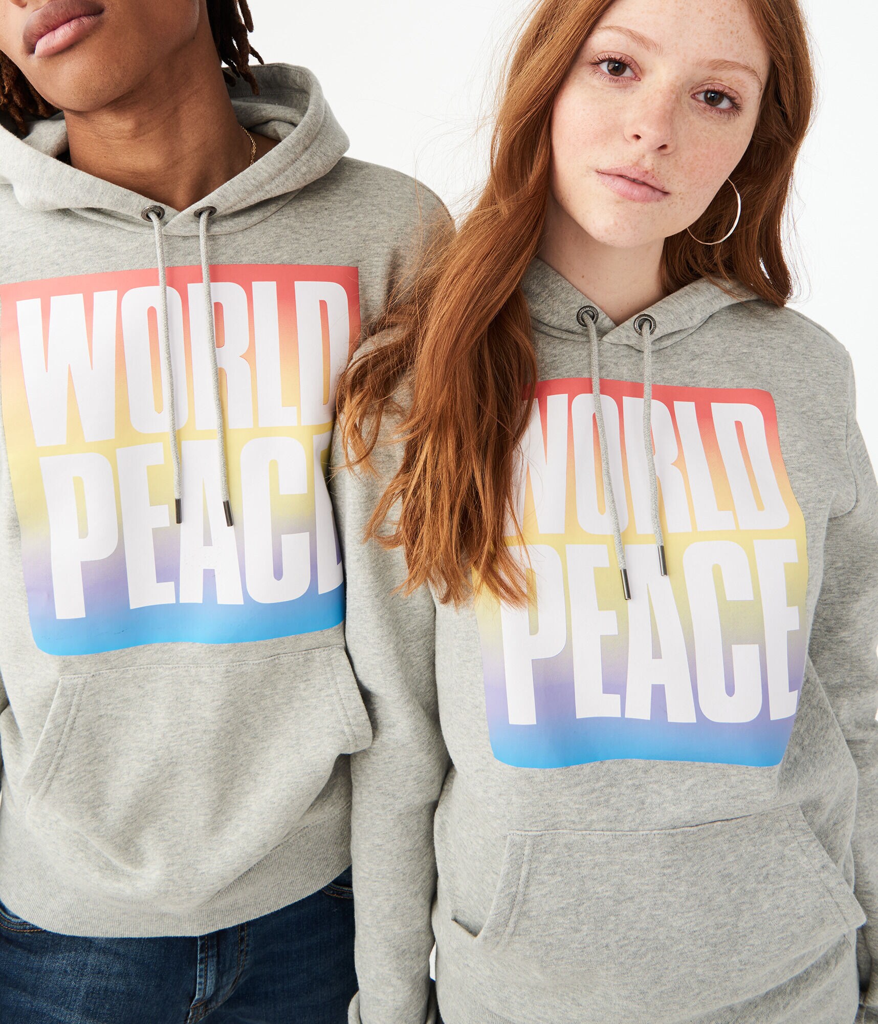 Aero One World Peace Pullover Hoodie