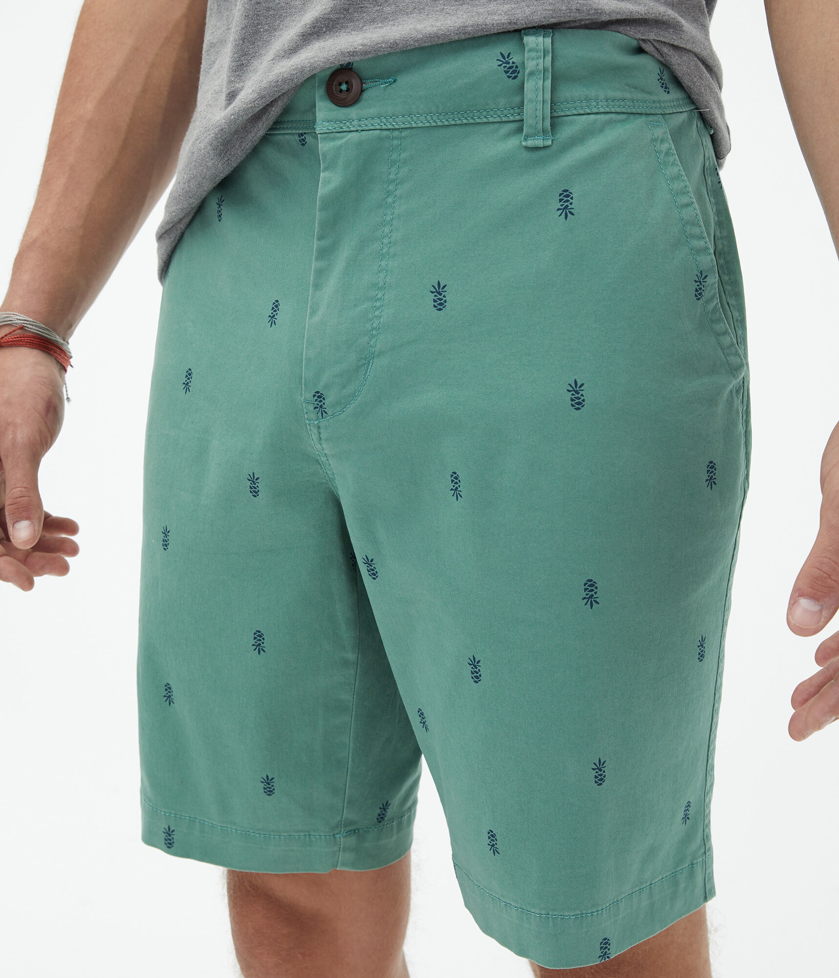 Pineapple Print Classic Chino Shorts 9.5\