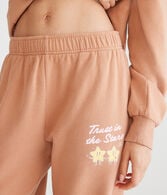 Cloud Soft Trust In The Stars Straight Leg Sweatpants