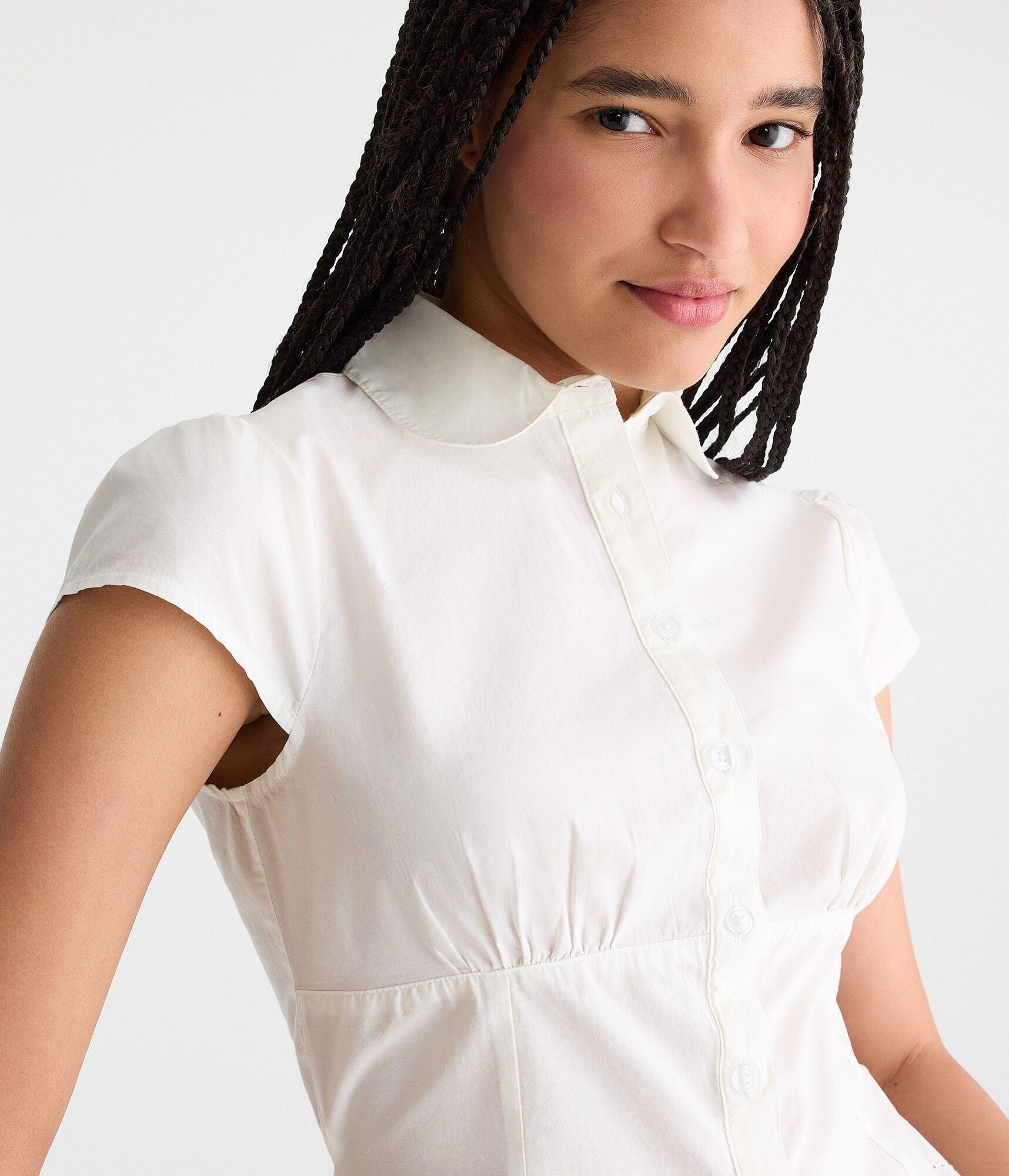 Eyelet Peter Pan Blouse