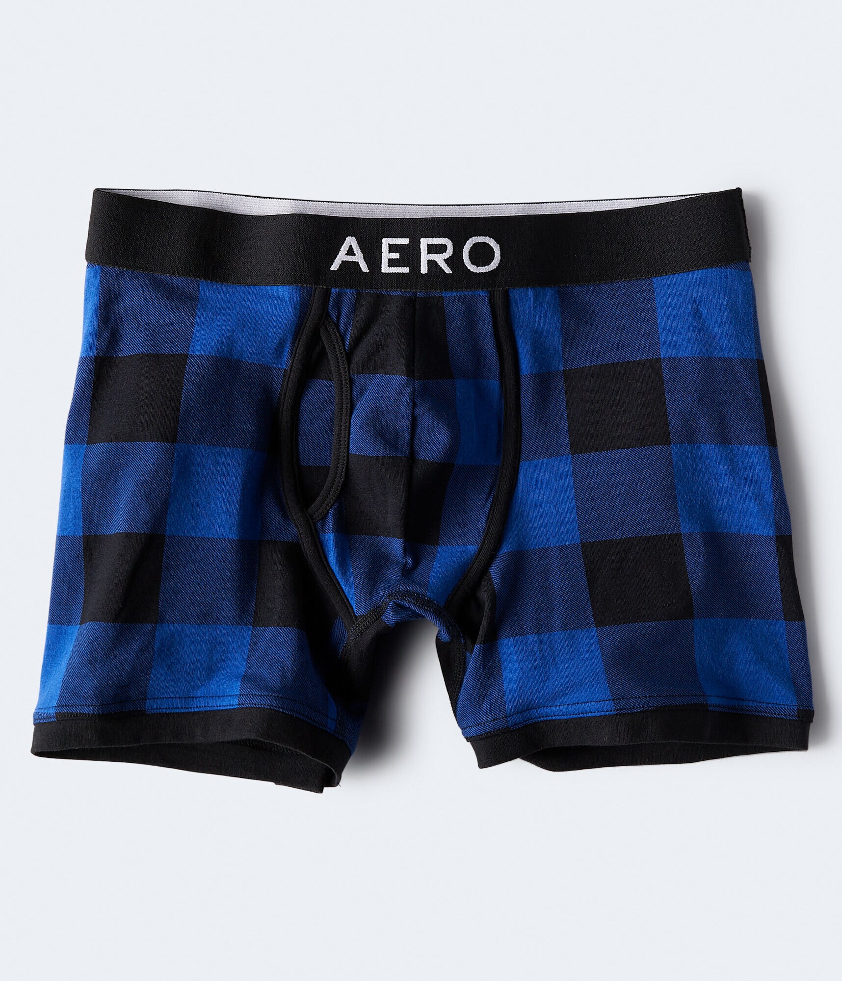Buffalo Plaid Knit Boxer Briefs