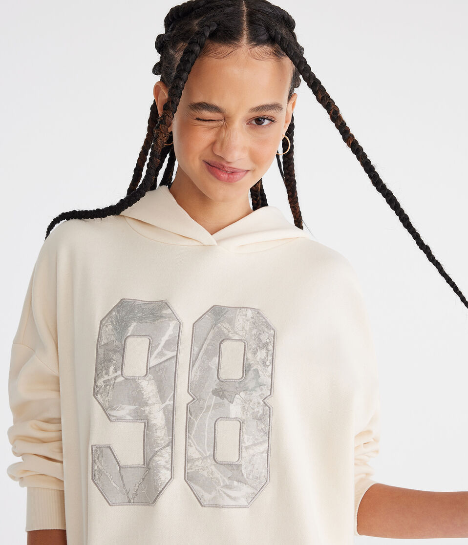 Camo 98 Oversized Pullover Hoodie