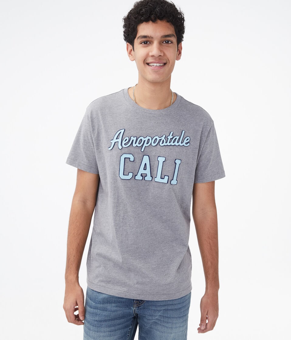 Aeropostale Cali Logo Appliqué Graphic Tee