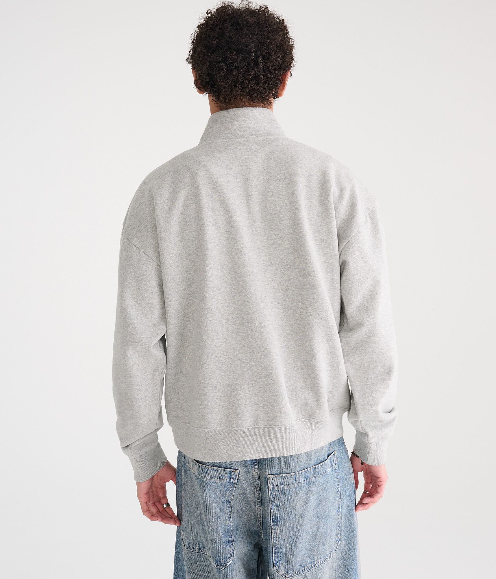 Cloud Soft Boxy Quarter-Zip Sweatshirt