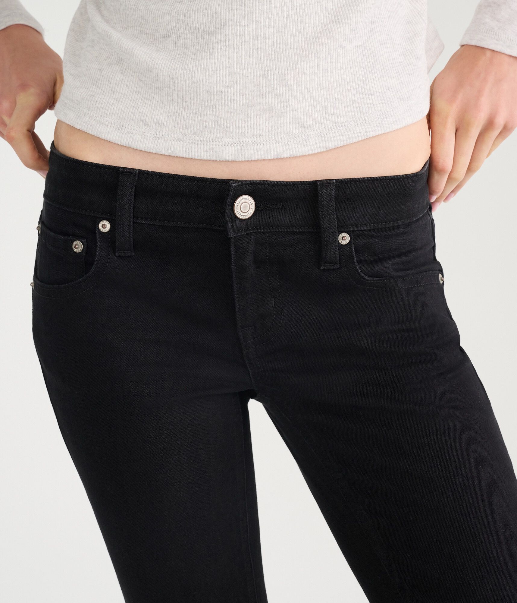 Low-Rise Flare Jean