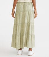 Floral Tiered Maxi Skirt