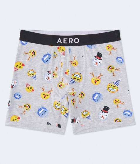 Winter Emojis 6" Boxer Brief Winter Emojis 6" Boxer Brief