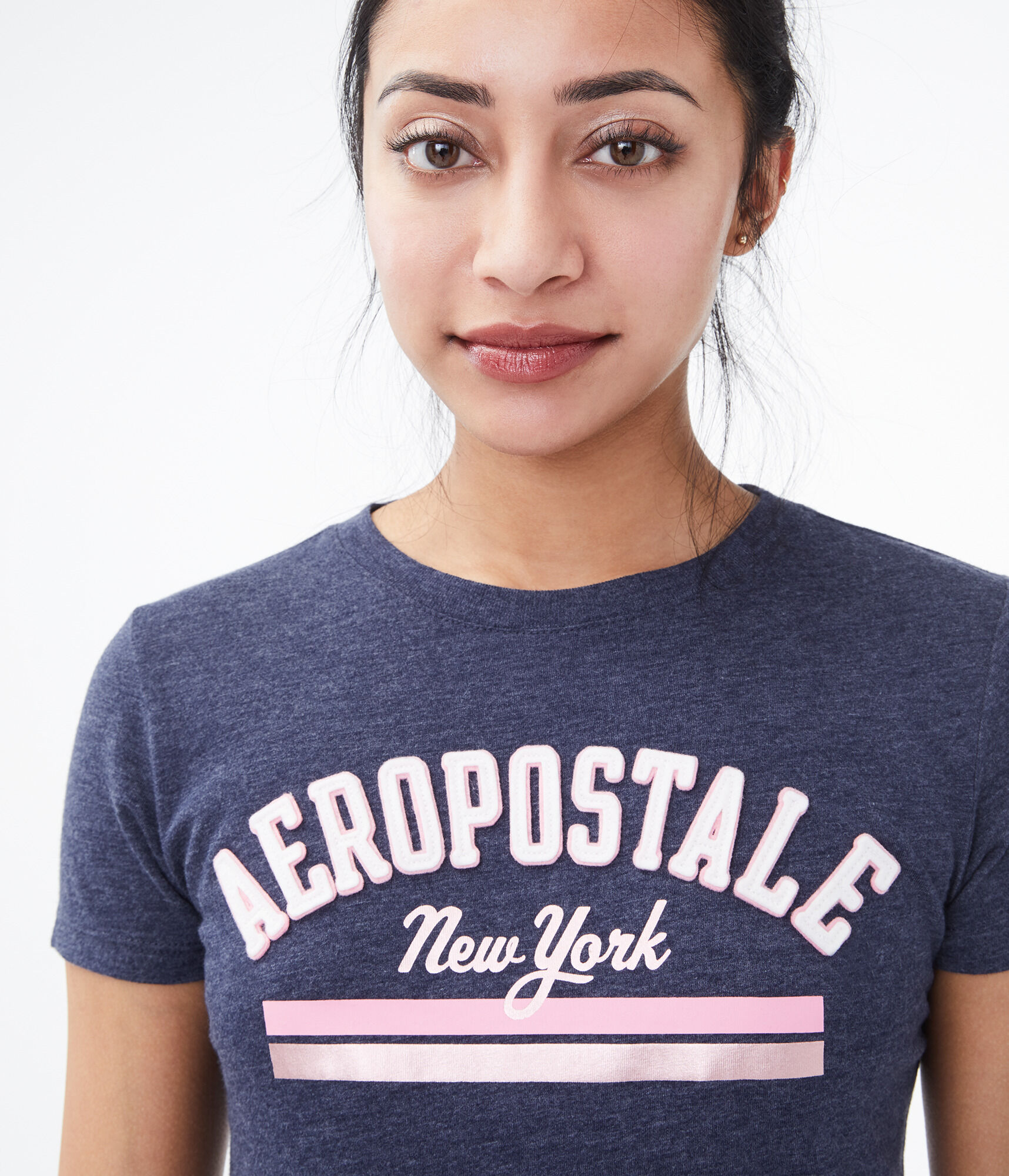 Aeropostale New York Stripe Graphic Tee