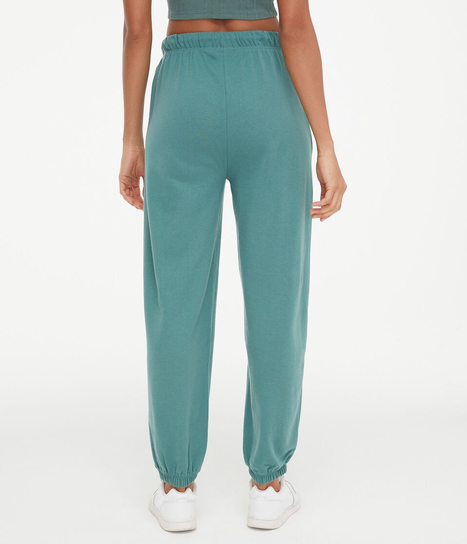 Baggy High-Rise Cinched Sweatpants