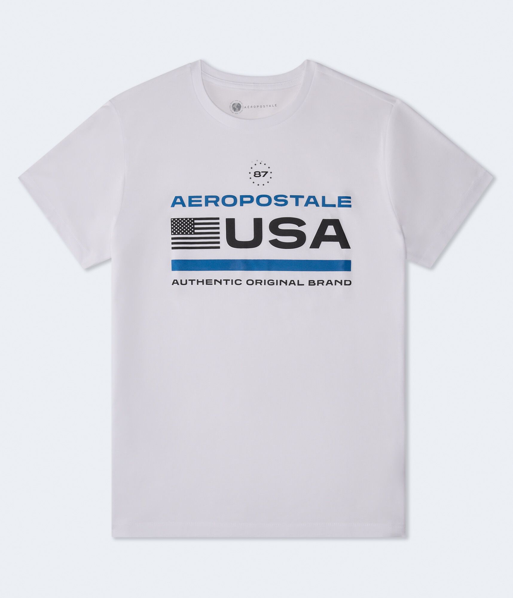 Aeropostale USA Flag Graphic Tee