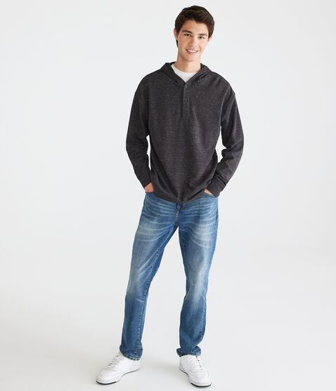 Long Sleeve Hooded Thermal Henley Long Sleeve Hooded Thermal Henley