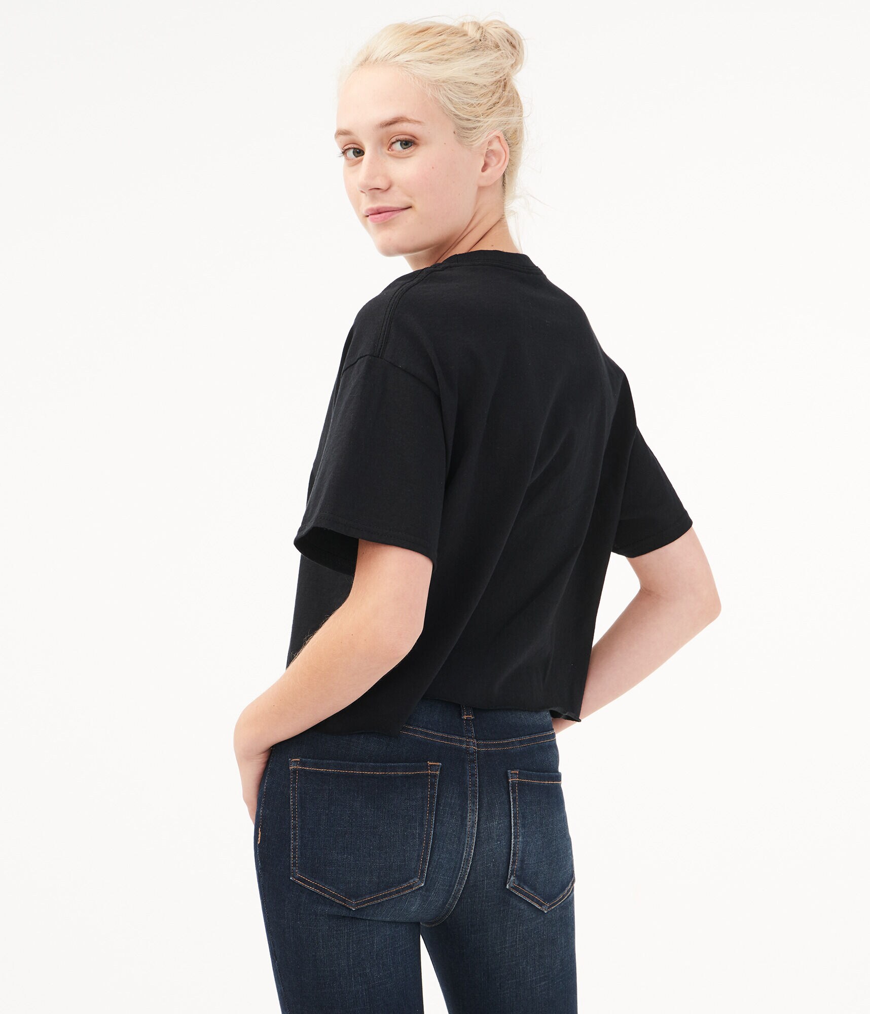 Selena Crop Graphic Tee