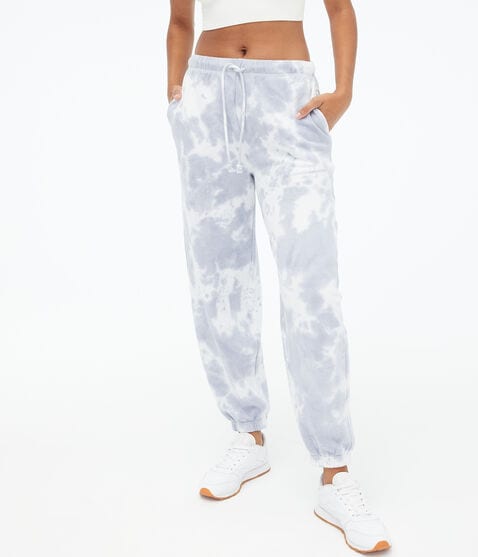 Tie-Dye Baggy High-Rise Cinched Sweatpants Tie-Dye Baggy High-Rise Cinched Sweatpants