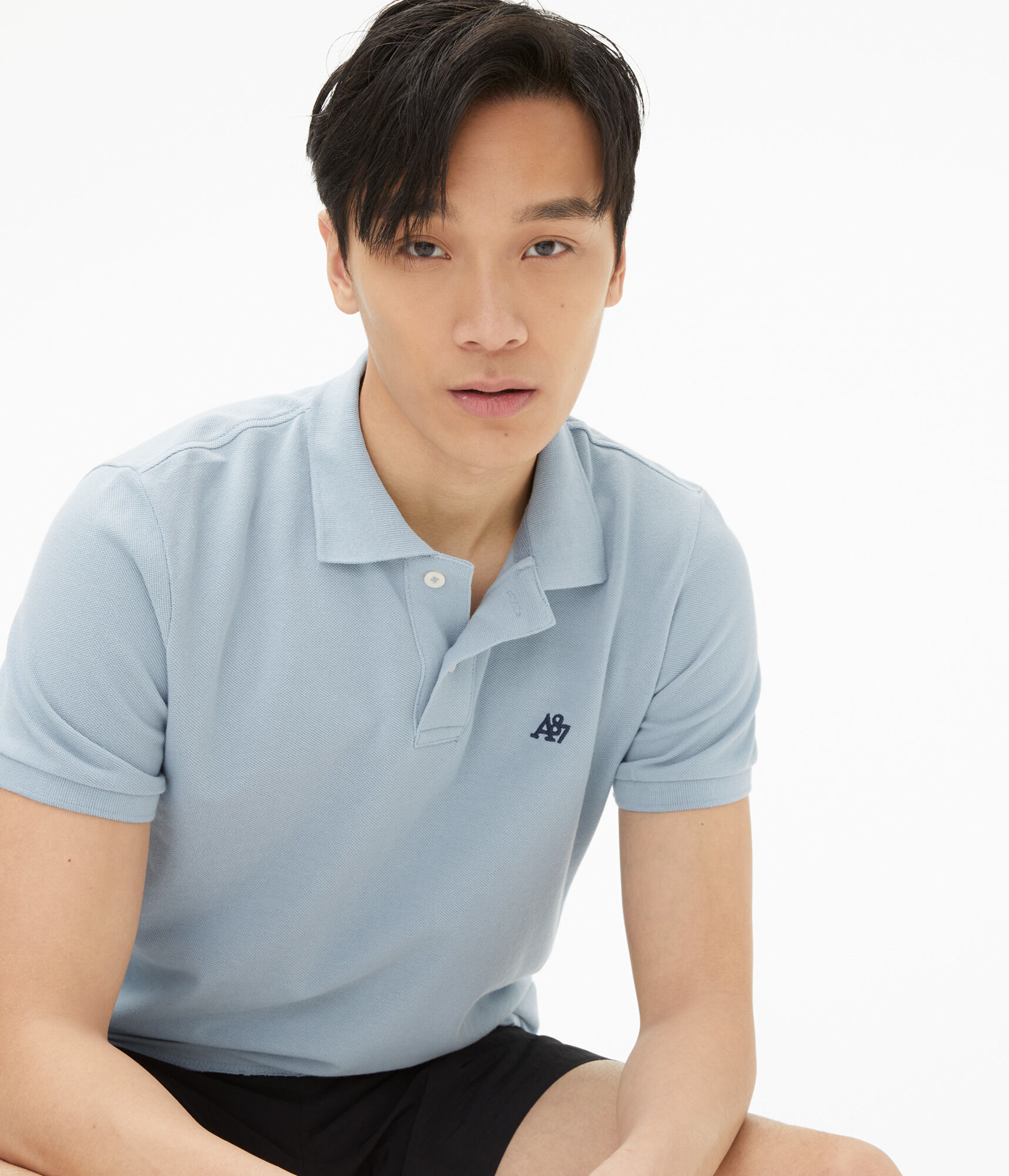 A87 Logo Piqu&eacute; Polo