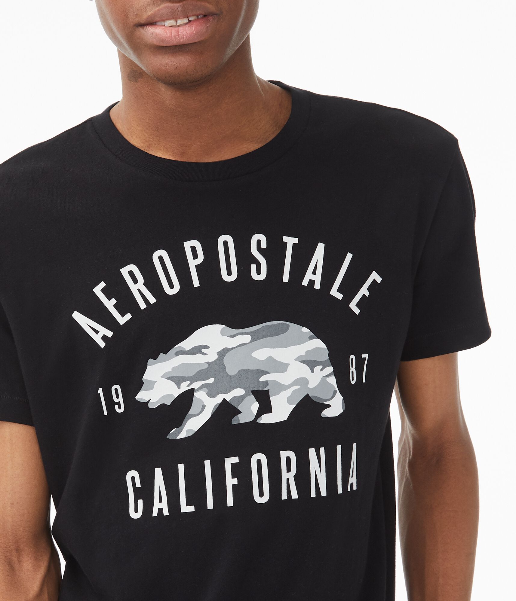 Aero Cali Camo Bear Graphic Tee