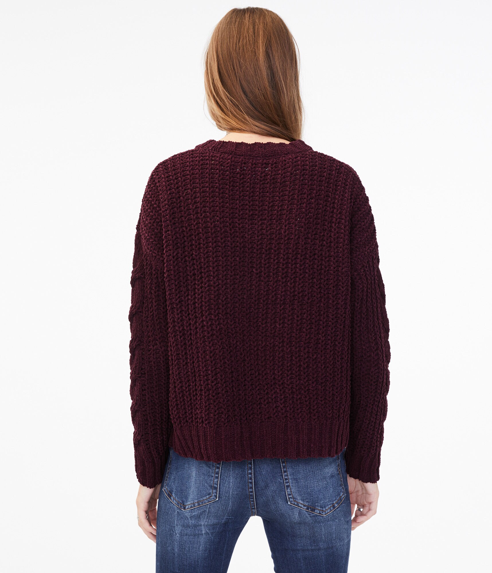 Chenille Cable Sweater