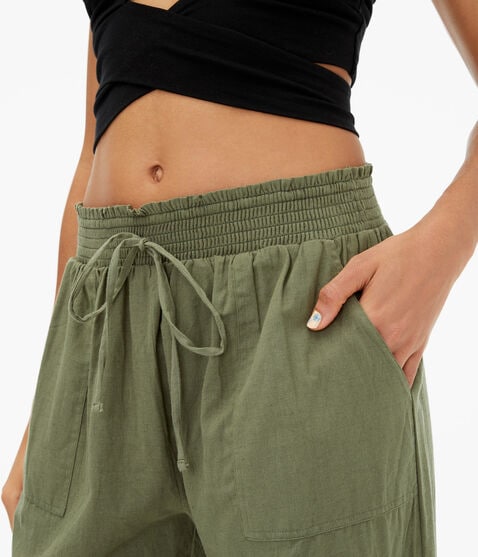 High-Rise Linen Beach Pants High-Rise Linen Beach Pants