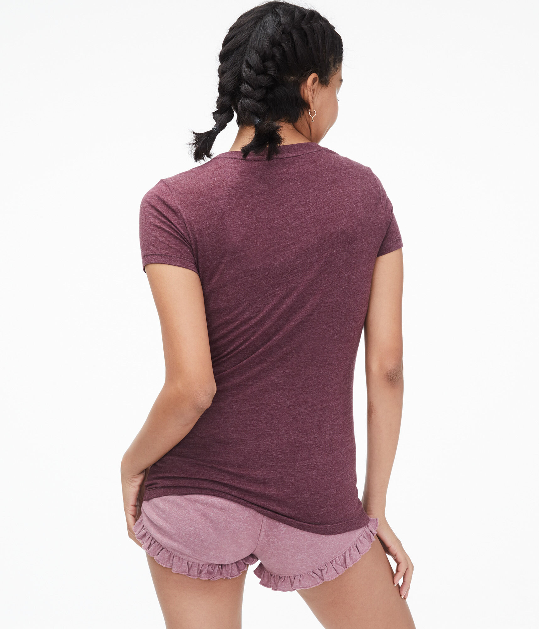 Velvet Letter Graphic Tee