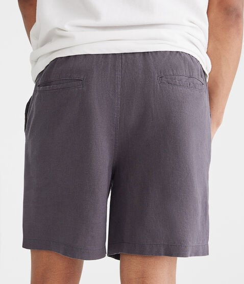 Solid Linen Shorts 7" Solid Linen Shorts 7"