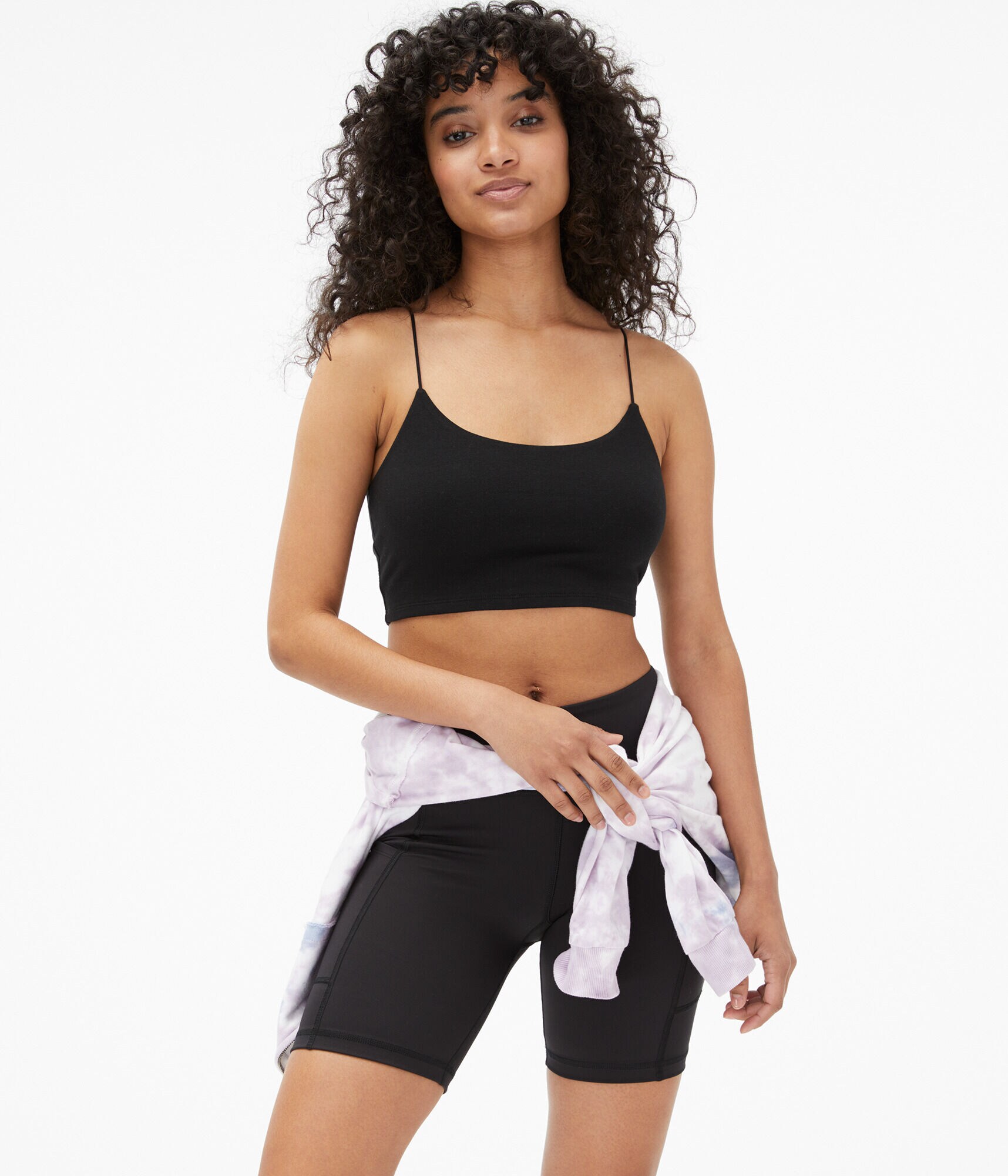 Seriously Soft Cage-Back Cropped Cami