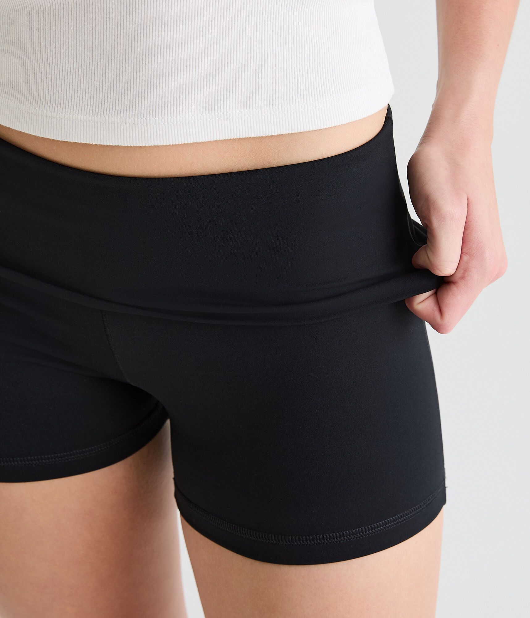 Buttery Soft Fold-Over Booty Shorts