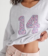 Number 14 V-Neck Sweatshirt