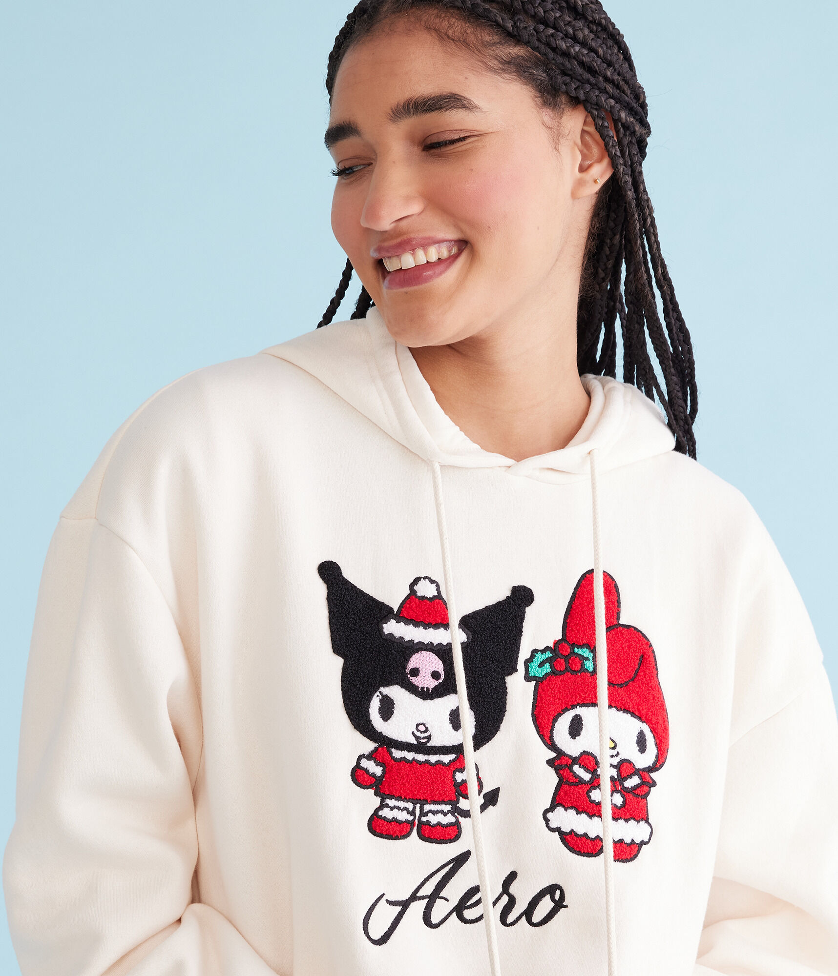Hello Kitty Kuromi Pullover Hoodie