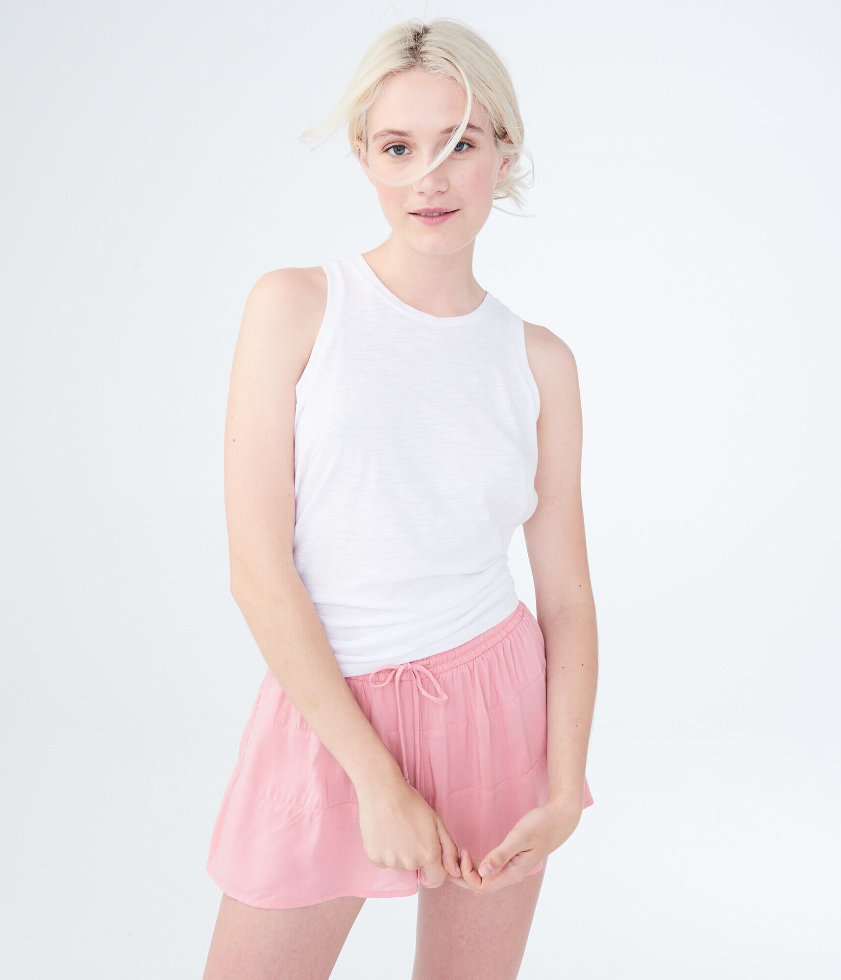 Solid Tie-Back Muscle Tank