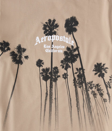 Aeropostale Gothic Palms Graphic Tee Aeropostale Gothic Palms Graphic Tee