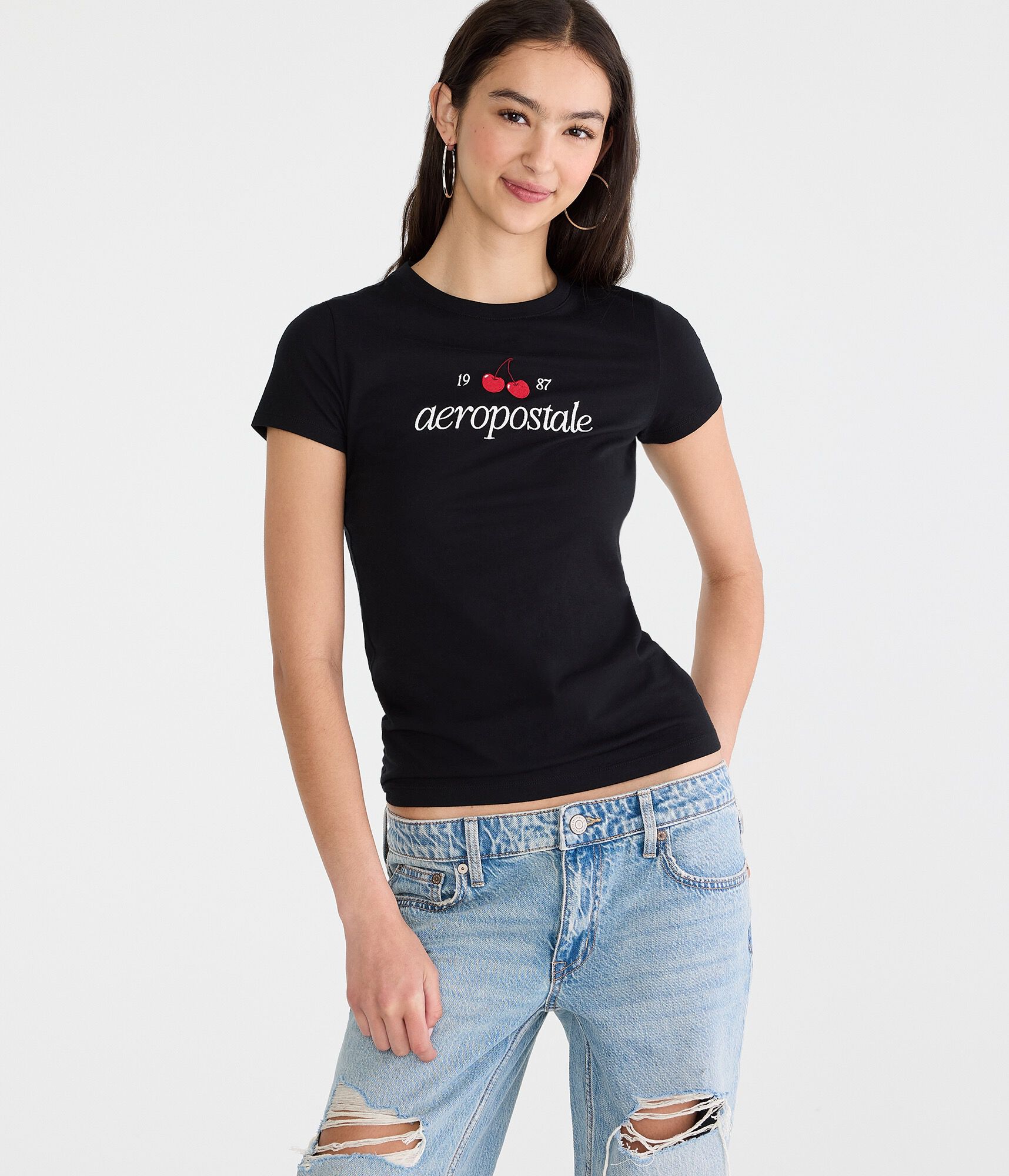 Aeropostale 1987 Cherries Graphic Tee