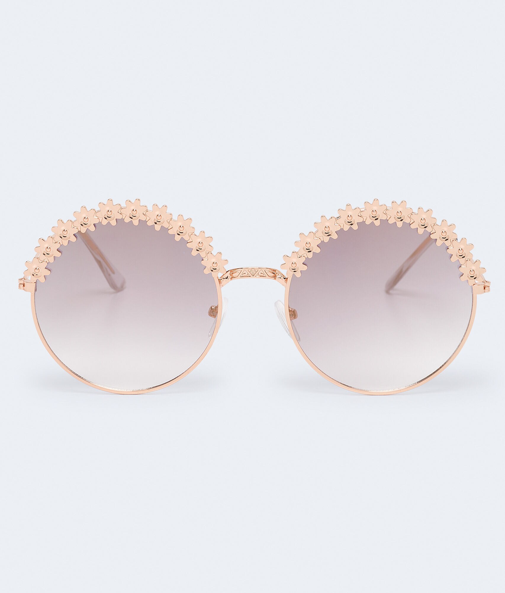 Round Flower Sunglasses***