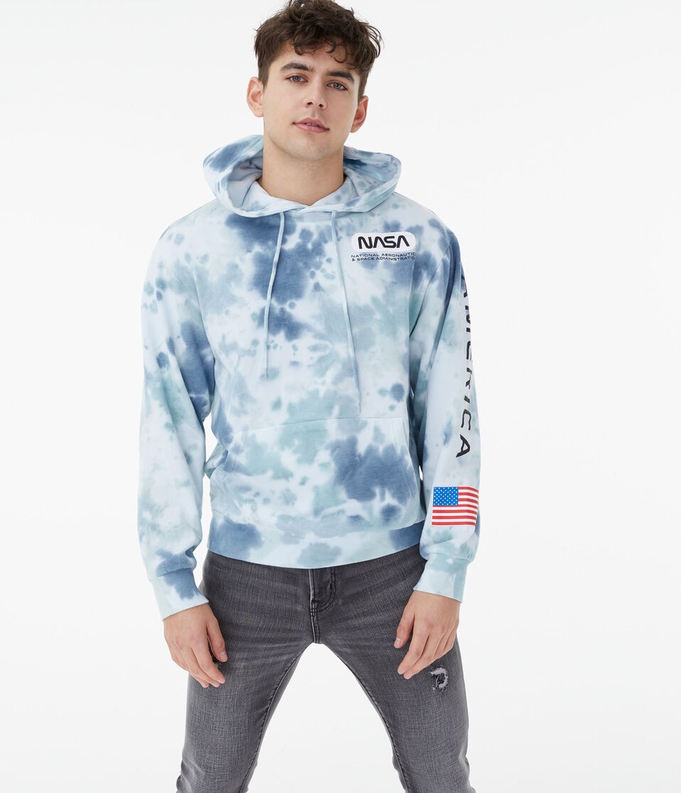 NASA Tie-Dye Pullover Hoodie