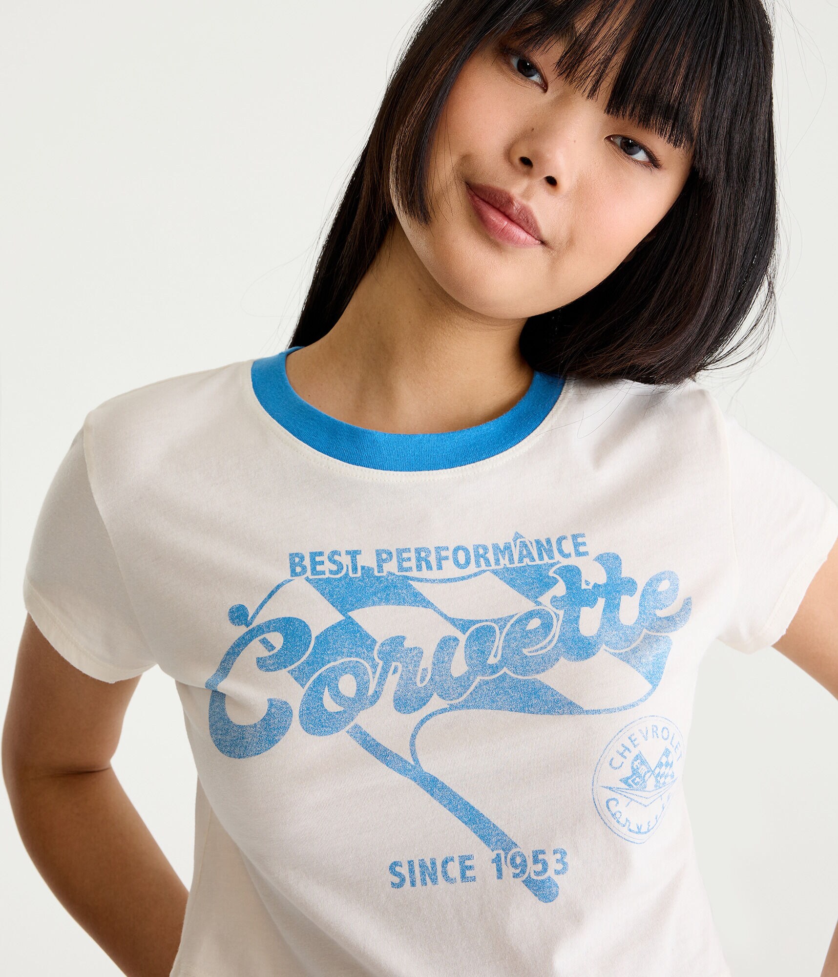Corvette Ringer Vintage Graphic Tee
