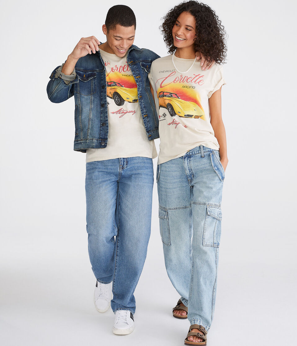 Corvette Stingray Racing Oversized Graphic Tee