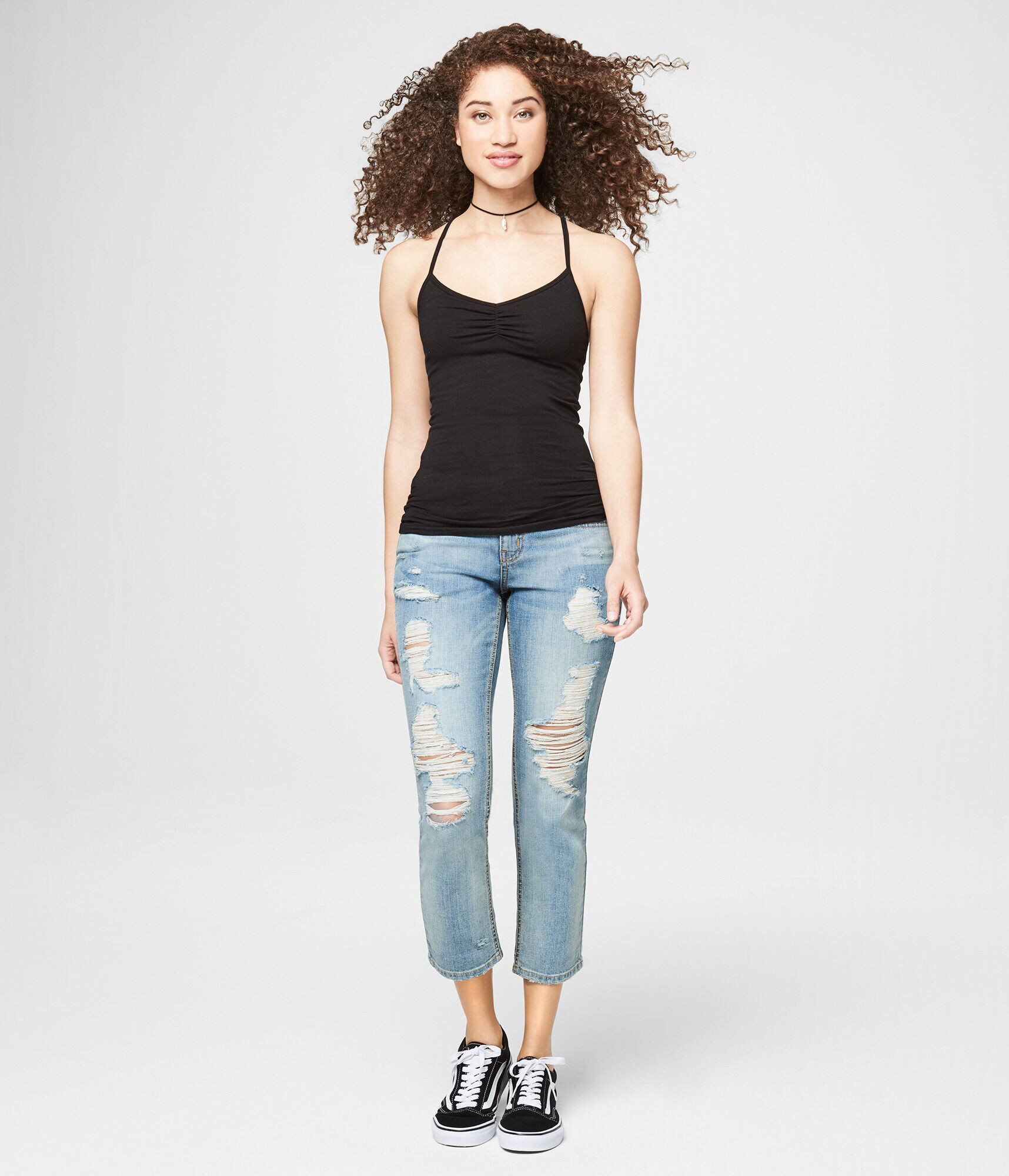 Lace-Back Shelf Bra Cami