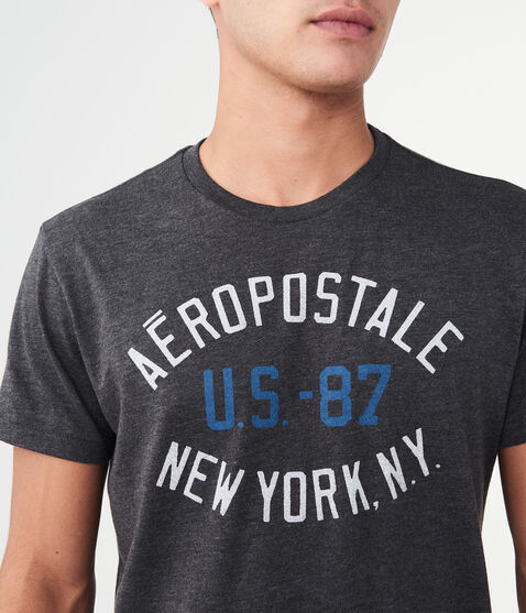 Aero US-87 NY Logo Graphic Tee Aero US-87 NY Logo Graphic Tee