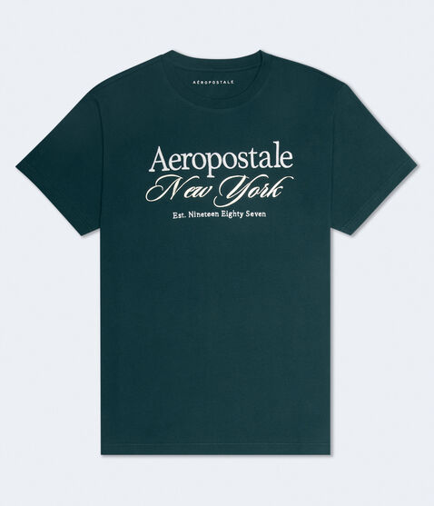 Aeropostale New York Foil Graphic Tee Aeropostale New York Foil Graphic Tee