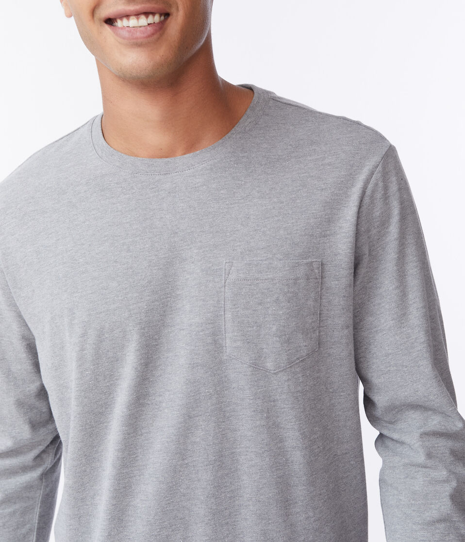 Long Sleeve Pocket Crew Tee