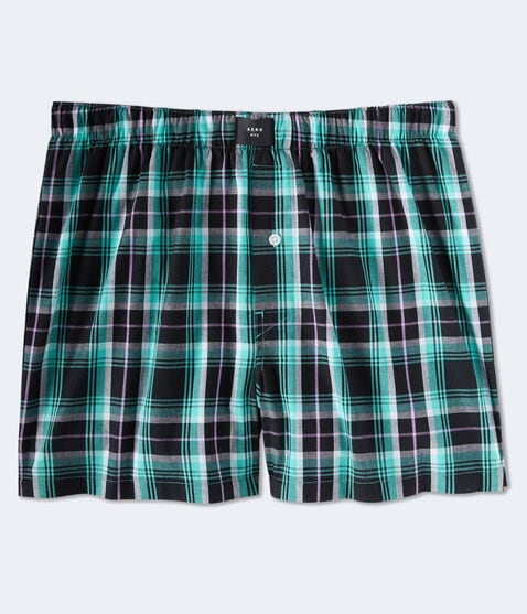 Wide Plaid Woven Boxers Wide Plaid Woven Boxers