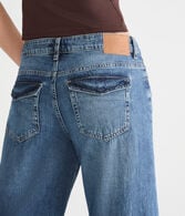 Low-Rise Baggy Wide Leg Jean