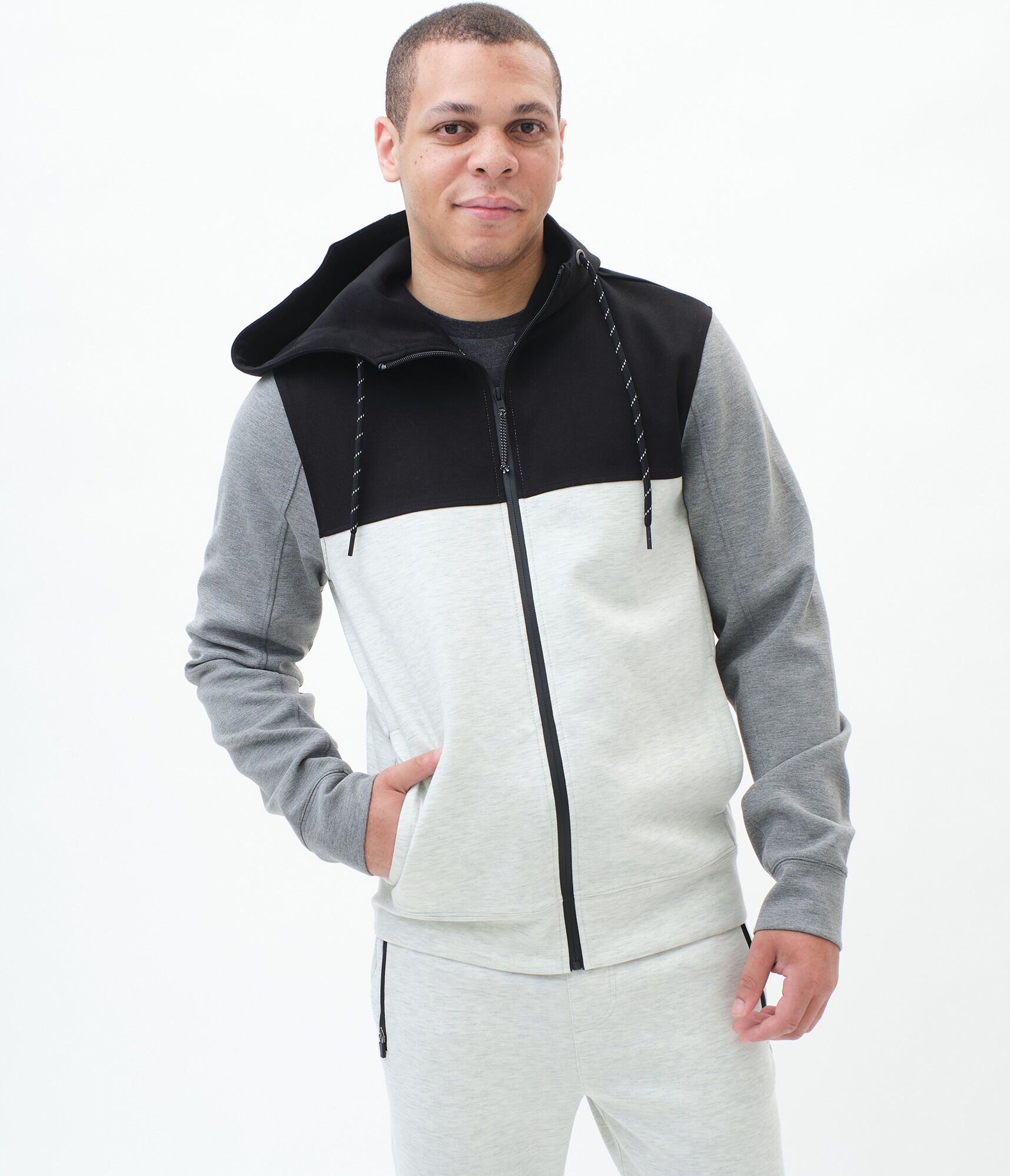 Colorblocked Air Softspun Tech Fleece Full-Zip Hoodie