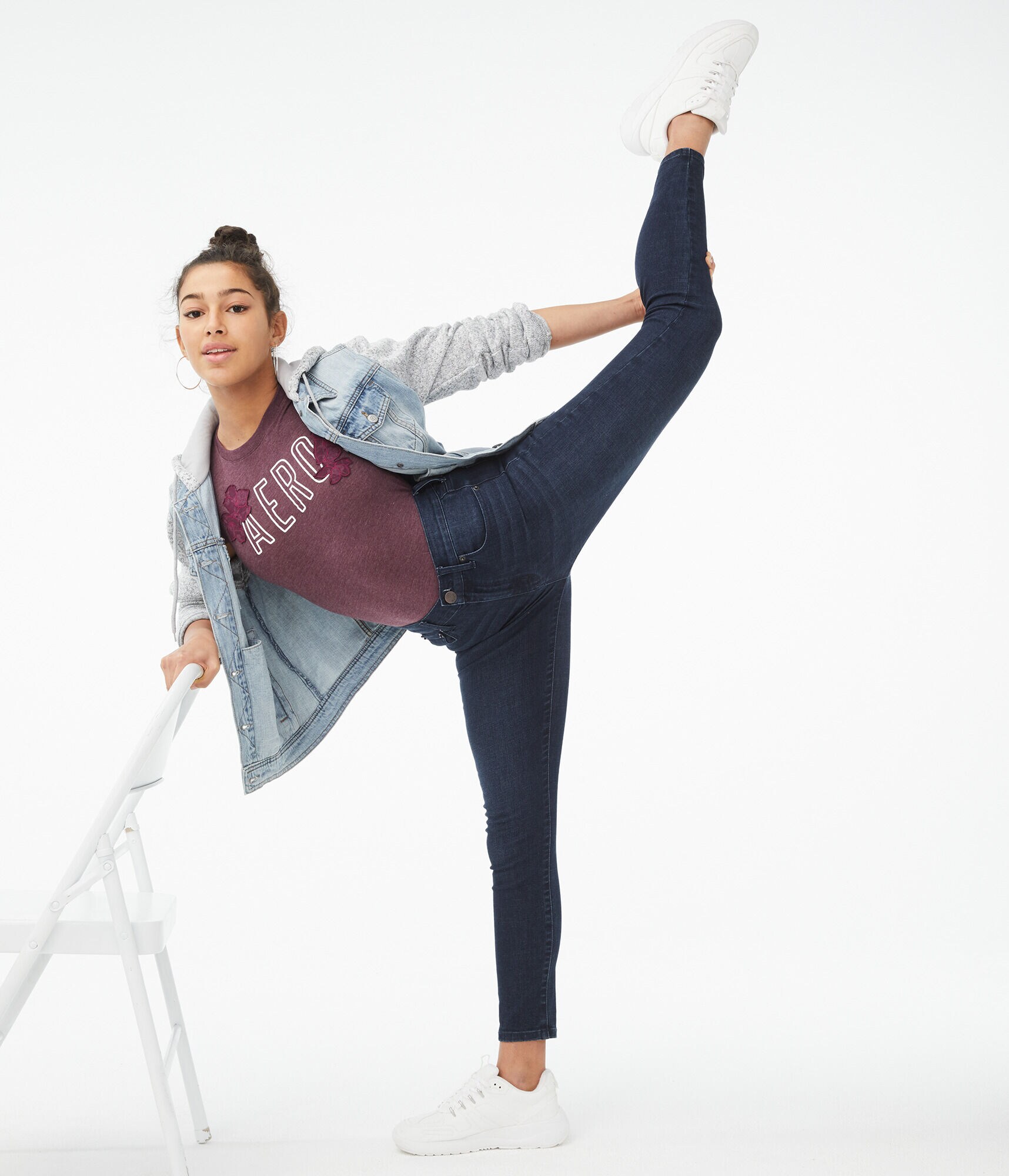 Aero Flowers Graphic Tee