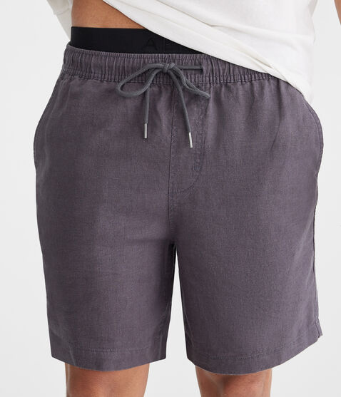 Solid Linen Shorts 7" Solid Linen Shorts 7"