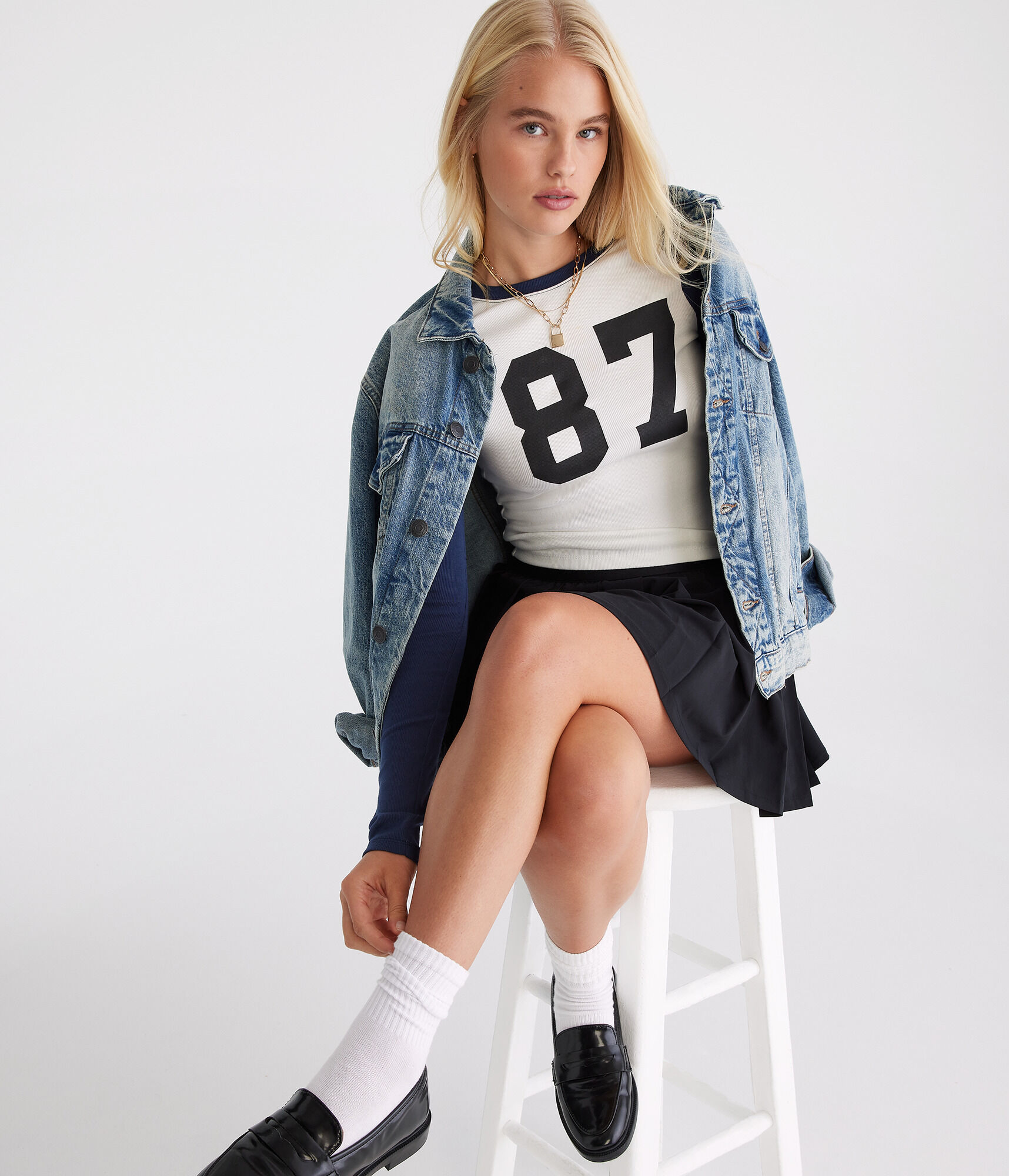 Long Sleeve 87 Graphic Baby Tee