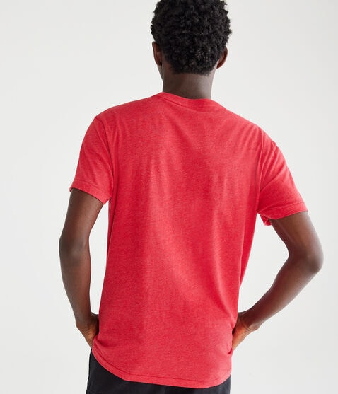 Aeropostale 87 Circle Appliqué Graphic Tee