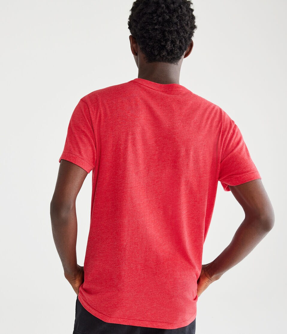 Aeropostale 87 Circle Appliqué Graphic Tee