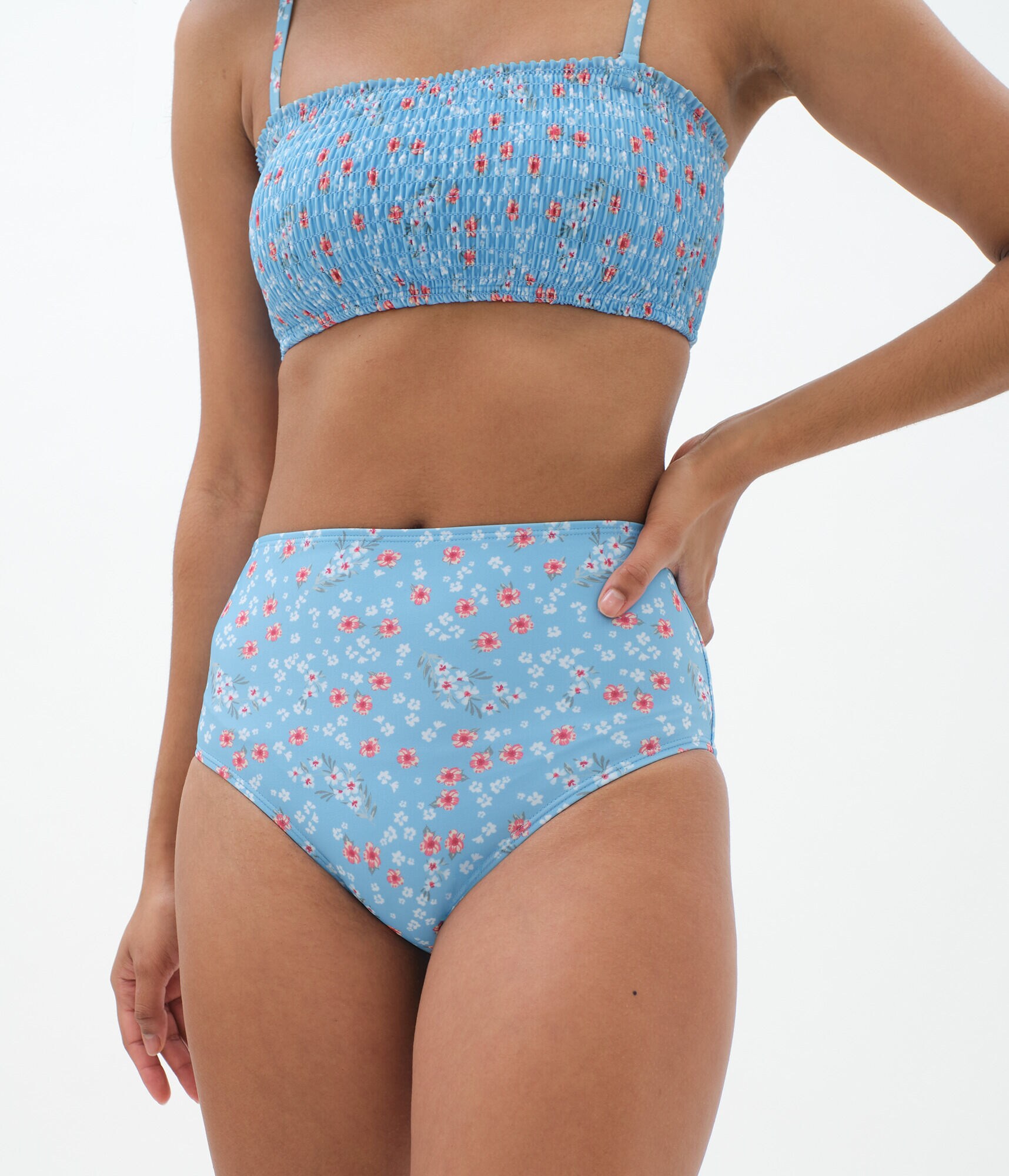 Tiny Flower High-Waisted Hipster Bottom