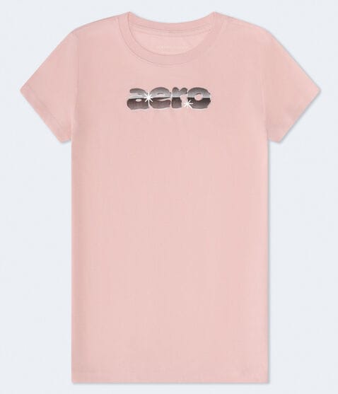 Aero Bubble Logo Foil Graphic Tee Aero Bubble Logo Foil Graphic Tee